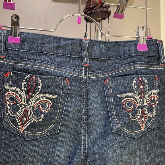 Exotic Women’s Blue Midrise Pants by Candies - Picture 9 of 12